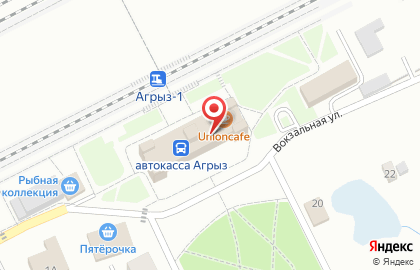 Служба заказа легкового транспорта на Вокзальной улице на карте