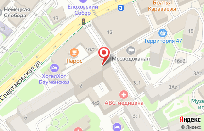 Мосводоканал в Москве на карте
