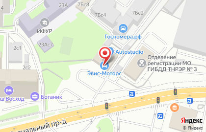 Автомастерская Эвис-Моторс на метро Владыкино на карте