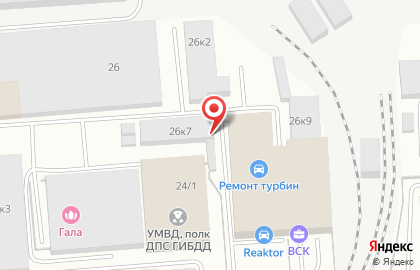 Автоцентр в Новосибирске на карте