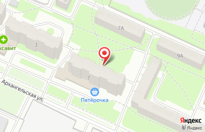 Аптека, МУП ВологдаФарм-Тандем на Архангельской улице на карте