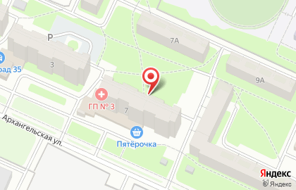 Мир посуды на Архангельской улице на карте