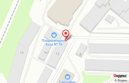 Магазин овощей и фруктов на Полевой улице на карте