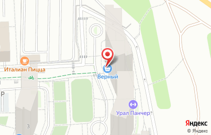 Супермаркет Верный в Чкаловском районе на карте
