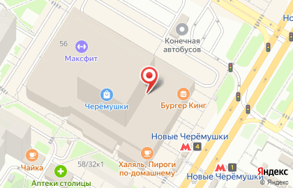 Мебельный салон Мебельный Дом Чехов на метро Новые Черёмушки на карте
