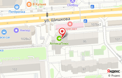 Аптека Цена Красна в Воронеже на карте
