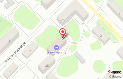 Гостиница Жемчужина в Сосногорске на карте