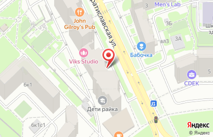 Пиццерия Domino`s Pizza на Братиславской улице на карте