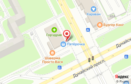 Банкомат Газпромбанк на Дунайском проспекте, 44 на карте