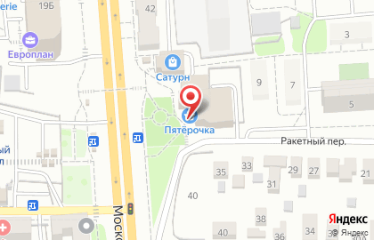 Супермаркет Пятью Пять на Московском проспекте, 42Б на карте