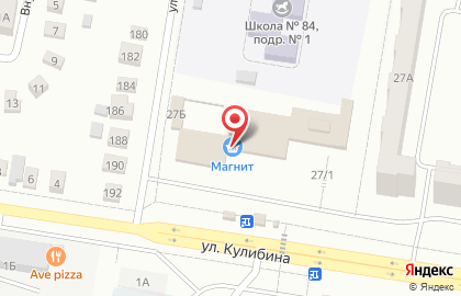 Супермаркет Магнит в Челябинске на карте