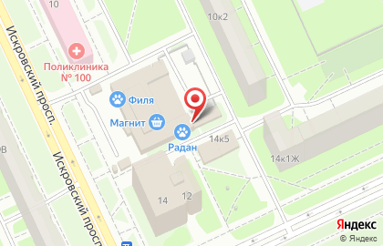 Официальный дилер Окна Века Пластстрой на проспекте Большевиков на карте