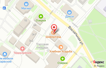 Пекарня Хлебная усадьба в Сиверском на карте