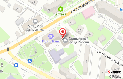 Компания Ростелеком на Московской улице на карте