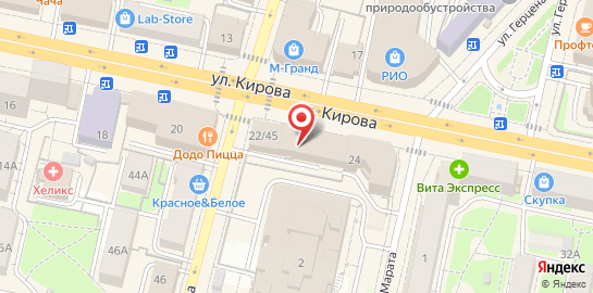 Тренд Оптика на улице Кирова на карте