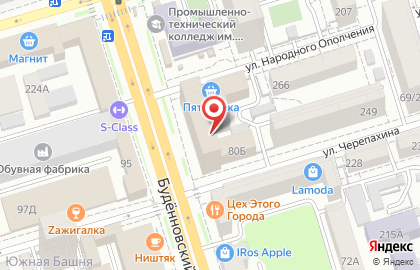 Ювелирная компания Эр Джи Тинаиф на Будённовском проспекте на карте