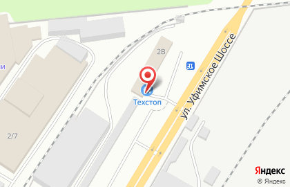 Магазин автозапчастей ТехСтоп в Октябрьском районе на карте