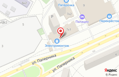 Магазин Электромонтаж в Москве на карте