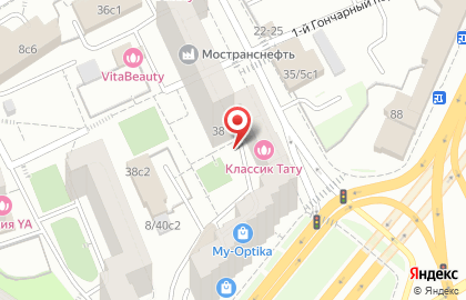 Мариенталь (Москва) на Гончарной улице на карте