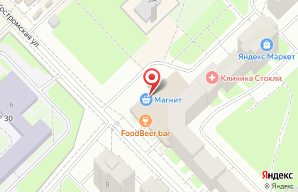 Аптека Антей на Костромской улице, 5 на карте