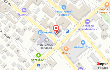 Микрофинансовая компания МигКредит в Новороссийске на карте