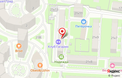 Детский спортивный клуб Планета спорта на проспекте Гагарина на карте
