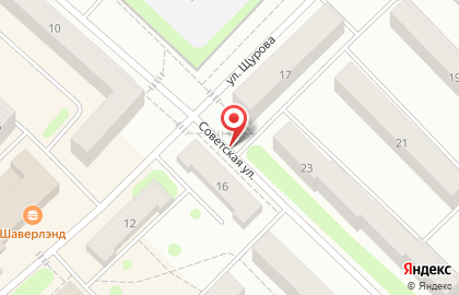 Сруб Клуб на Советской улице на карте