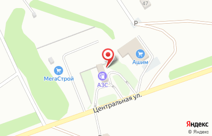 Мега-ойл на Центральной улице на карте