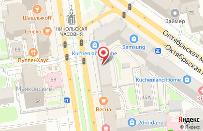 Компания Натяжные потолки ЭВИТА на Красном проспекте на карте