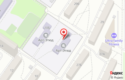 Музыкальная школа Арт-Этюд в Орджоникидзевском районе на карте