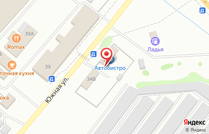 Автокомплекс Автобистро в Железногорске на карте