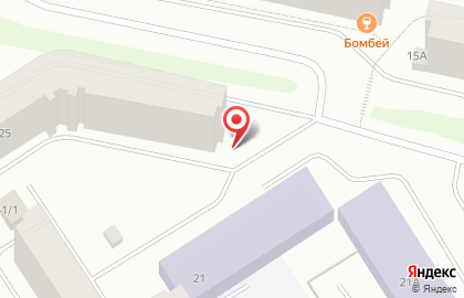 Продовольственный магазин в Центральном районе на карте