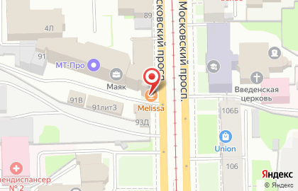 Транспортная компания АвтоАльянс на Московском проспекте на карте