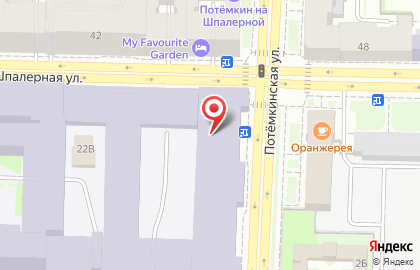 Альфа-банк (круглосуточно) на Шпалерной улице на карте