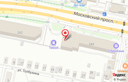 Банкомат Сбербанк России, Калининградское отделение на Московском проспекте, 244 на карте