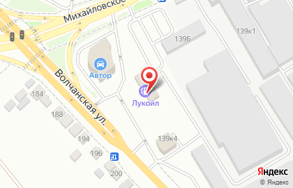 АЗС Лукойл в Белгороде на карте