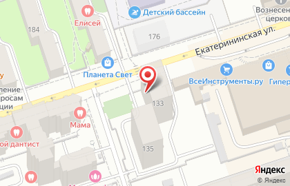 Пермская транспортная прокуратура на Екатерининской улице на карте