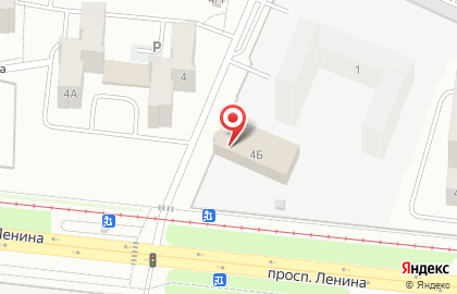 Челябинский филиал Банкомат, ЮниКредит Банк на проспекте Ленина, 4б на карте