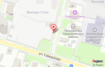 Центр недвижимости на улице Богданова на карте