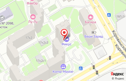 Хостел Фикус на карте