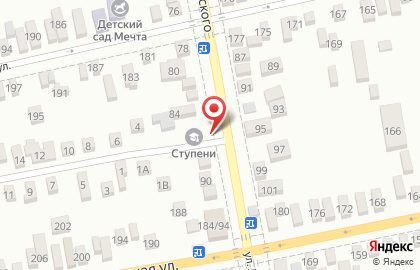 Детский развивающий центр Ступени на улице Луначарского на карте