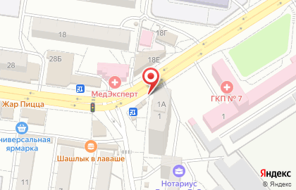 Киоск по продаже цветов на улице Писателя Маршака на карте