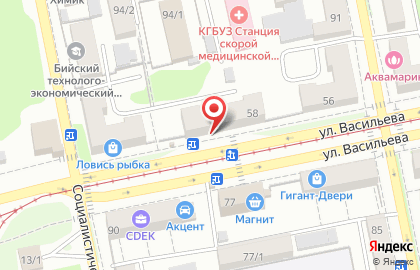 Продуктовый супермаркет Мария-Ра в Барнауле на карте