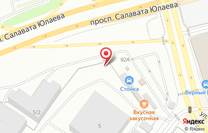 Шиномонтажная мастерская 5 колесо на улице Лесотехникума на карте