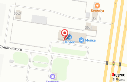 Компания Партек в Автозаводском районе на карте