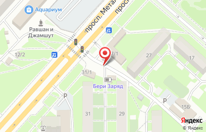 ООО Губернский хлеб на проспекте Металлургов на карте