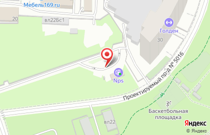 Автозаправка NPS на Осташковской улице на карте