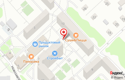 Сеть водоматов Богучаровская вода на Новозаводской улице на карте