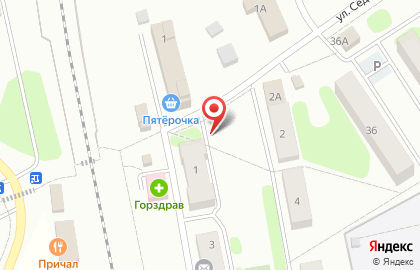 Причал в Хотьково на карте