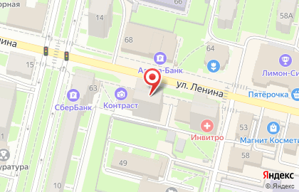Торгово-монтажная компания Цитадель на улице Ленина на карте
